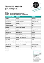 Technisches Datenblatt pure.piano.gloss