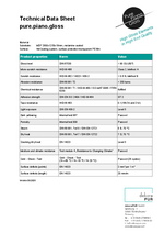 pure.piano.gloss technical data sheet