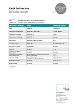 pure.direct.matt technical data sheet