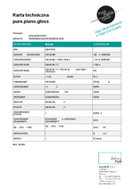 pure.piano.gloss technical data sheet
