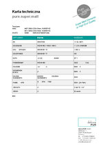 pure.super.matt technical data sheet